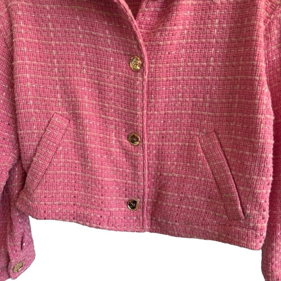 Zara Textured Sequin Overshirt, Size M - Picture 8 of 15